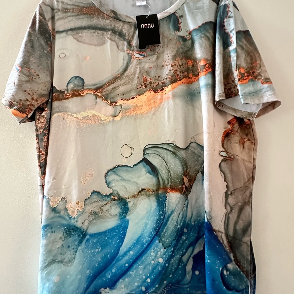 Abstract Print Women's Blouse